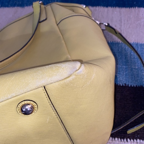 Coach Saffiano Leather Large Tote Diaper Bag, EUC